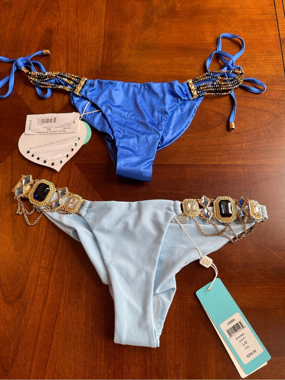 NWT Lot of two beach bunny bikinis XL and L